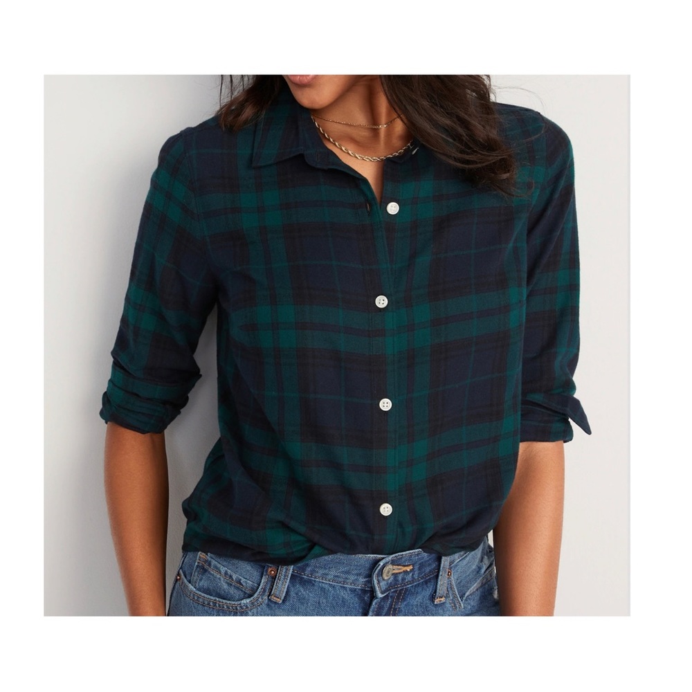 Long Sleeve Flannel Shirt.